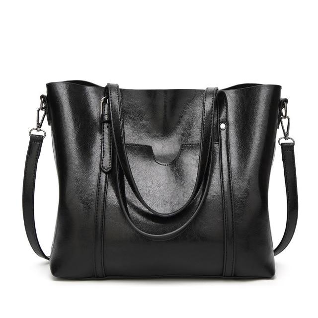 Women Soft Faux Leather Handbags - Hautefull