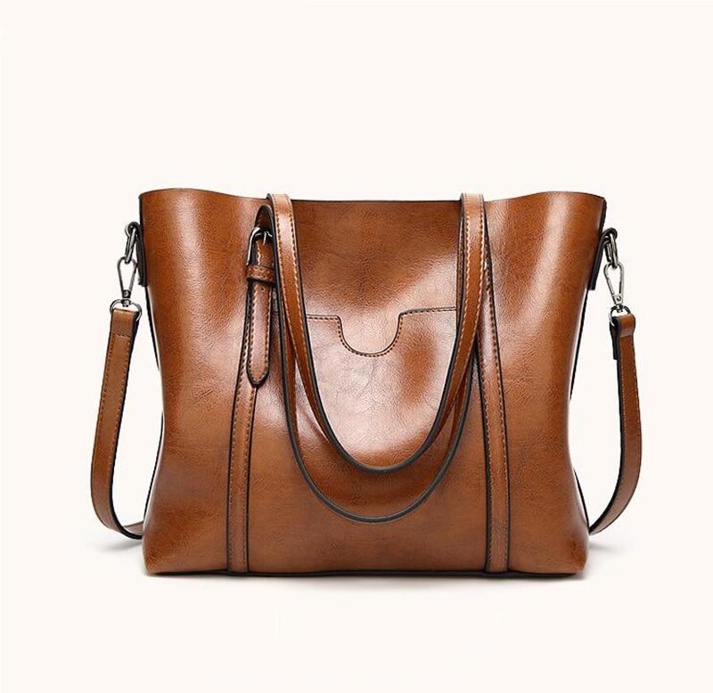 Women Soft Faux Leather Handbags - Hautefull