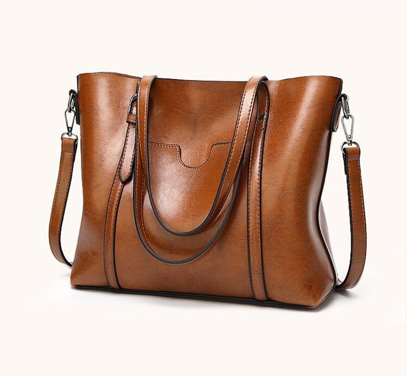 Women Soft Faux Leather Handbags - Hautefull