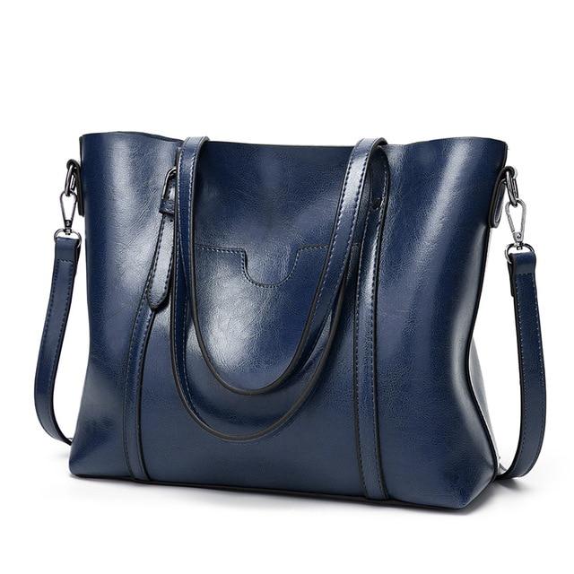 Women Soft Faux Leather Handbags - Hautefull