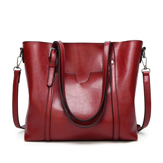 Women Soft Faux Leather Handbags - Hautefull