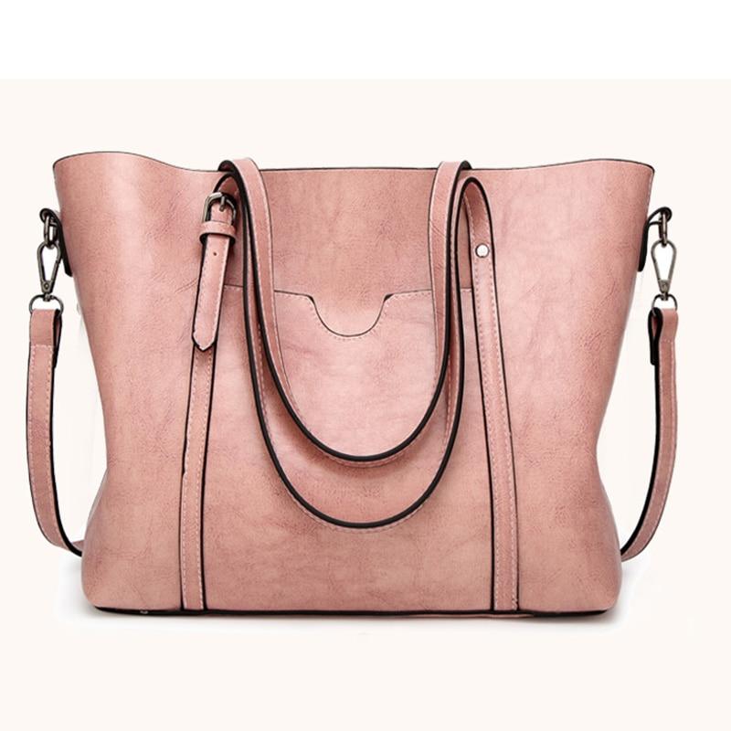 Women Soft Faux Leather Handbags - Hautefull